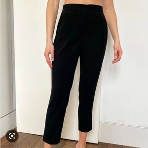 Aritzia Babaton vegan suede black pants